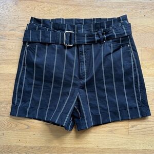 White House Black Market 5” Pinstripe Shorts (Size 4)